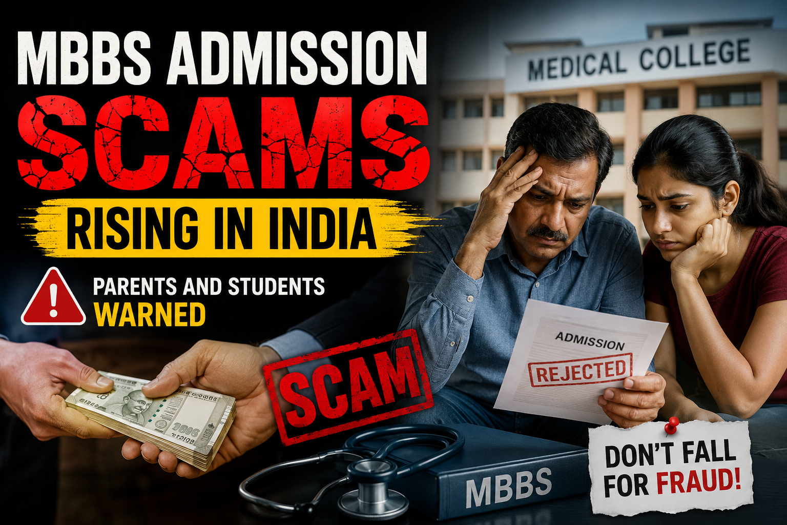 MBBS Admission Scams Rising in India: Parents and Students Warned